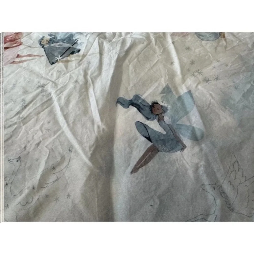 Pottery Barn Kids Celeste Fairy Twin Flat Sheet ONLY